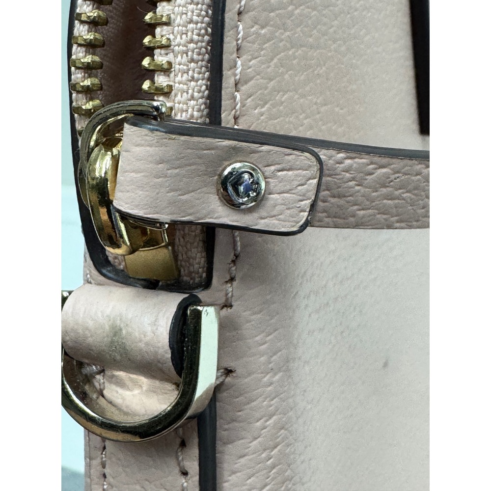 Kate Spade Satchel Bag Pink Leather Bow Top Handle Matthew's Street Maise Bag - Picture 5 of 13